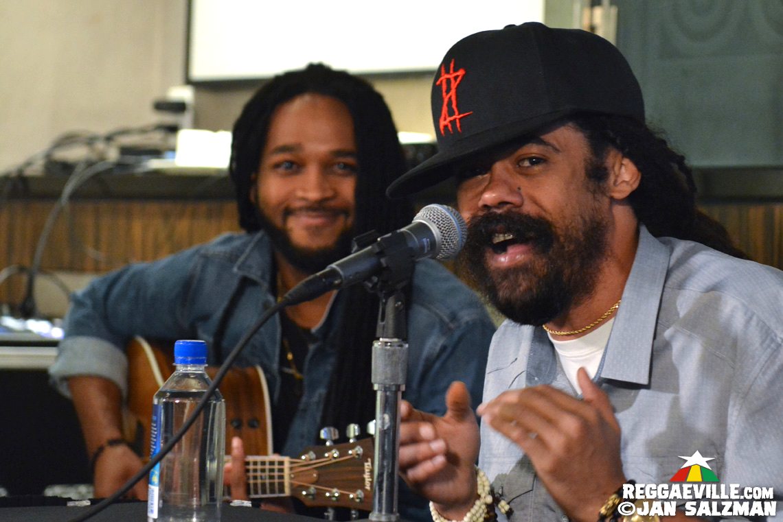 Damian, Stephen & Julian Marley @ Press Conference - Kaya Fest 2018