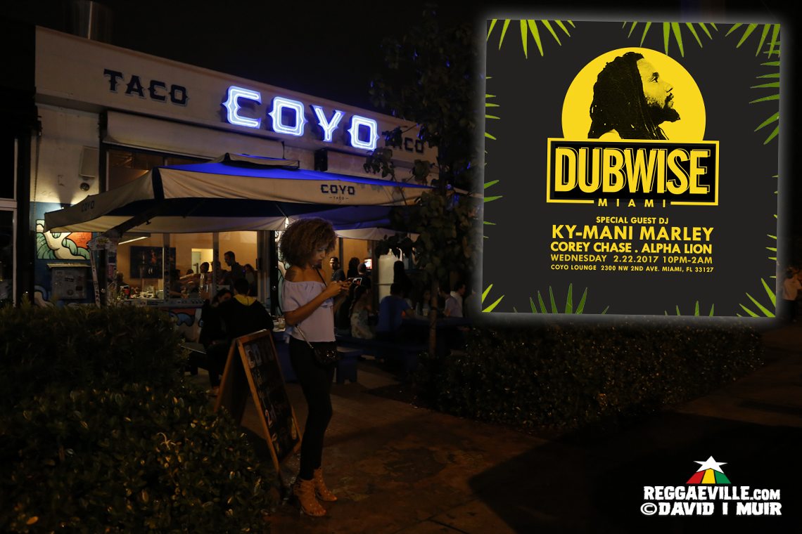 DJ Ky-Mani Marley @ Dubwise Miami / Coyo Lounge