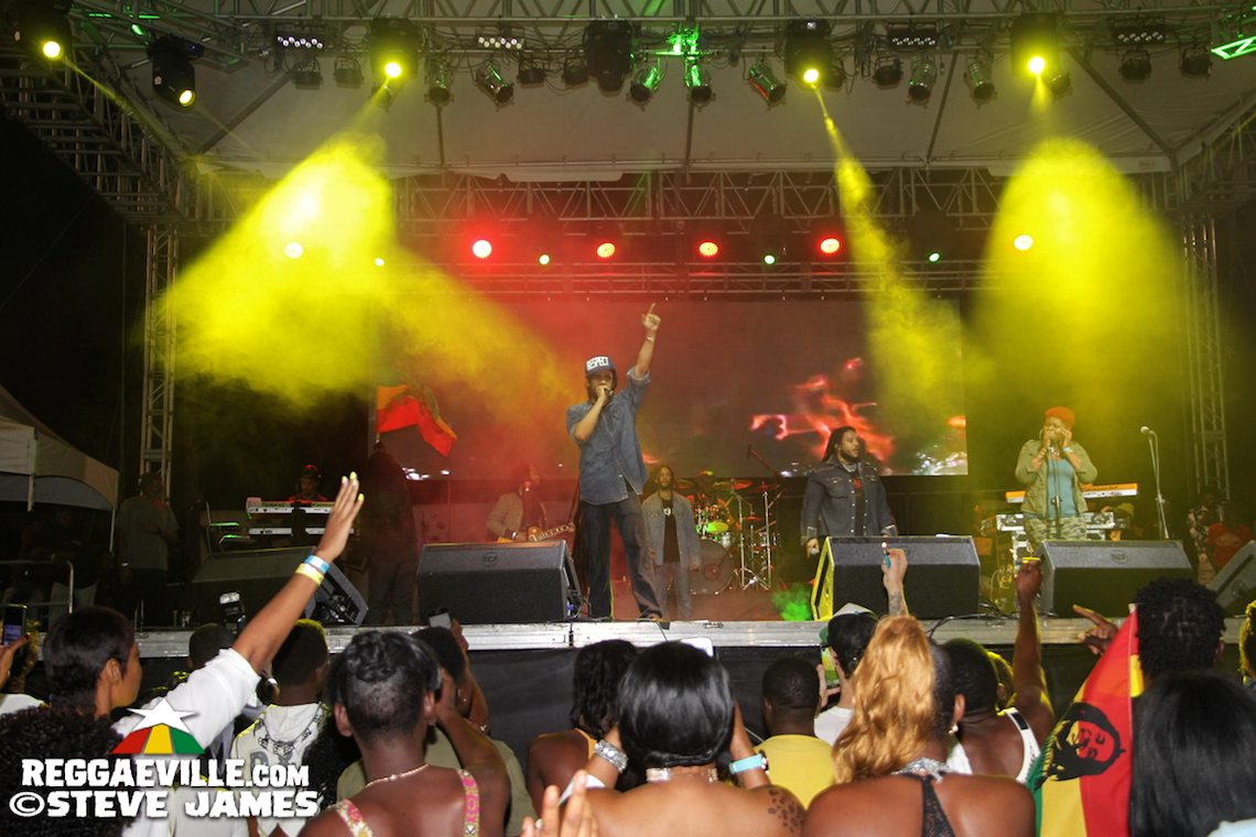 Marley Brothers & Special Guests @ Trench Town Rock in Kingston, Jamaica
