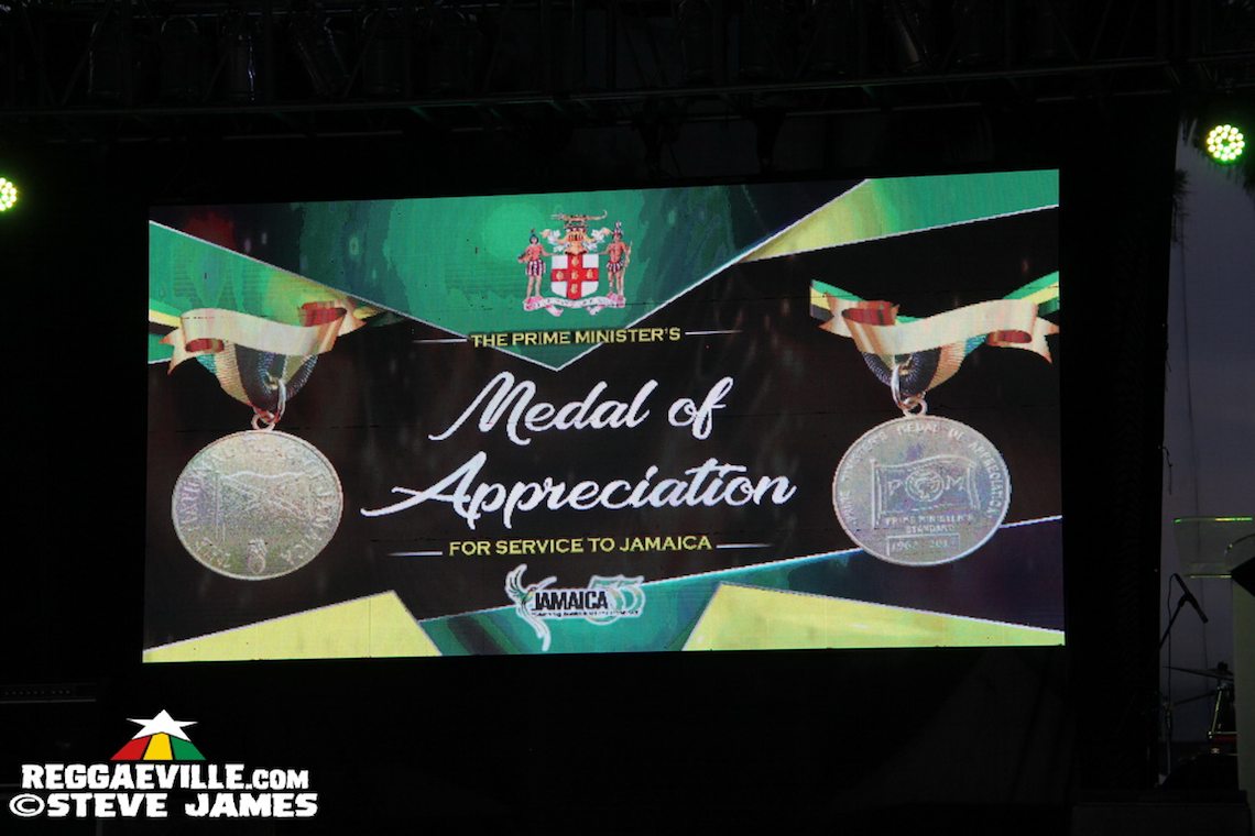 Medal of Appreciation For Service To Jamaica - Ceremony