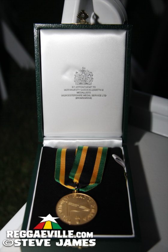 Medal of Appreciation For Service To Jamaica - Ceremony