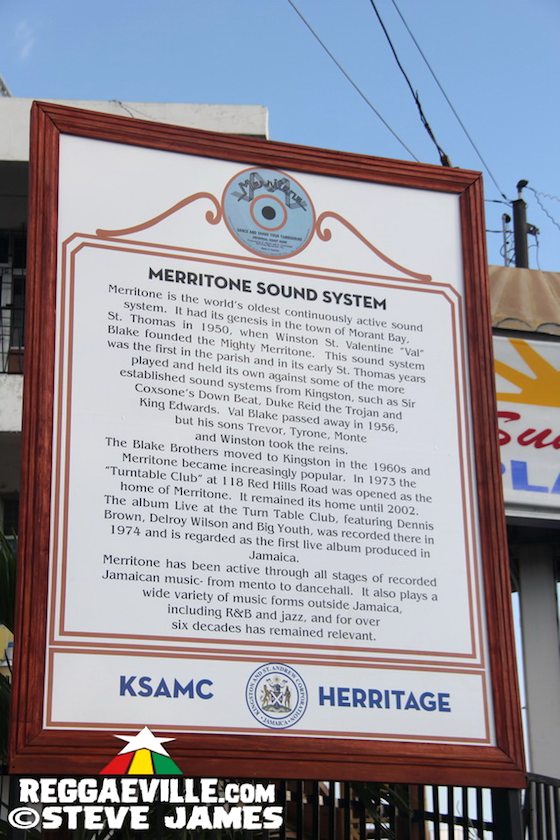 Merritone Plaque Unveiling