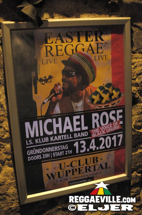 Michael Rose & Klub Kartell Band in Wuppertal, Germany @ U-CLub