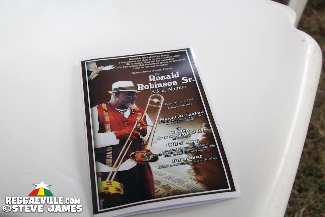 Nambo Robinson Funeral in Kingston, Jamaica