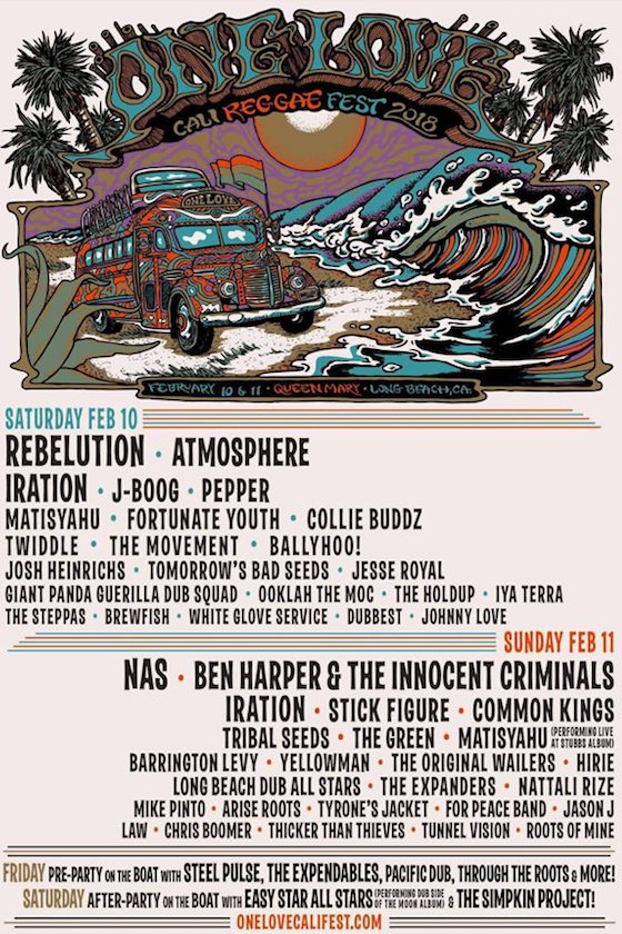 Yellowman, Barrington Levy, Long Beach Dub Allstars & Arise Roots