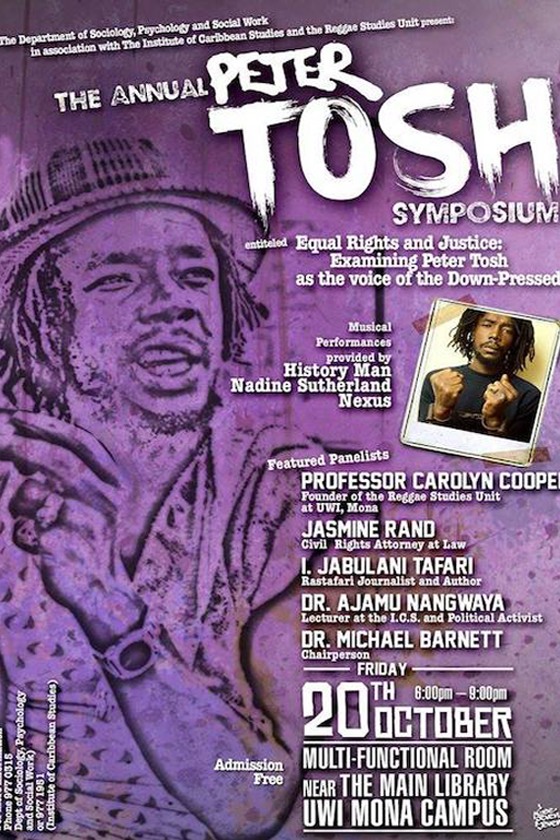 Peter Tosh Symposium in Kingston, Jamaica @ UWI Mona Campus