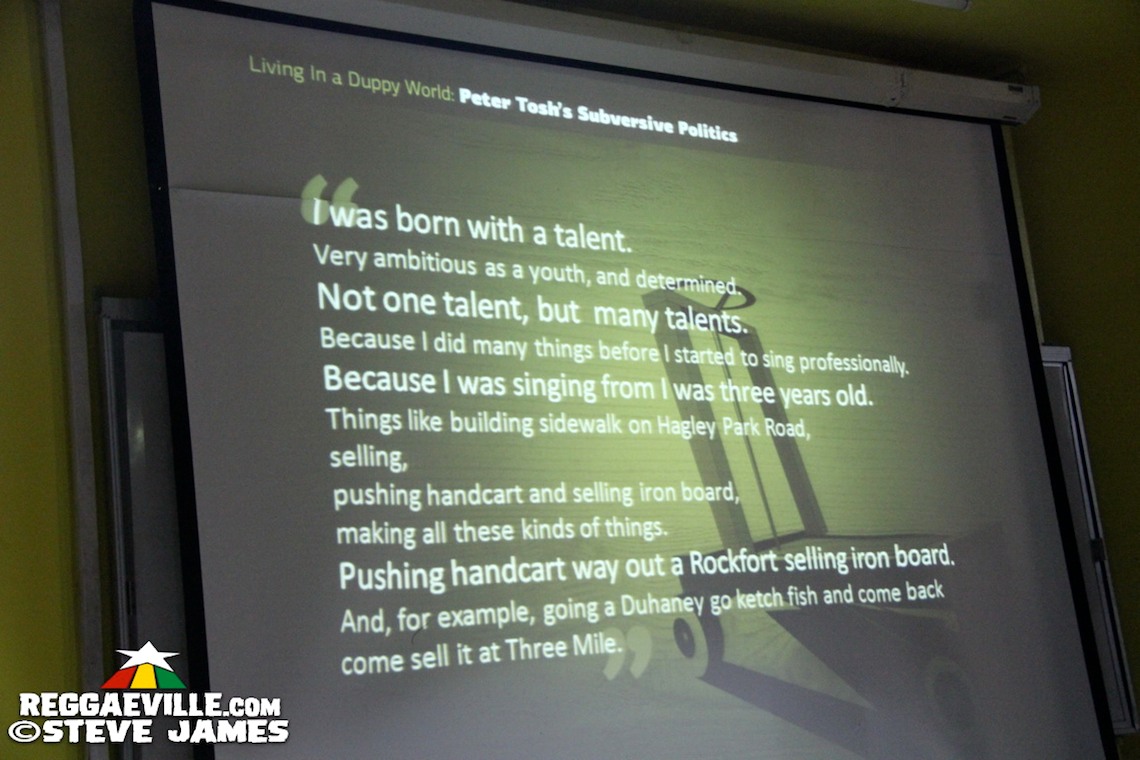 Peter Tosh Symposium in Kingston, Jamaica @ UWI Mona Campus