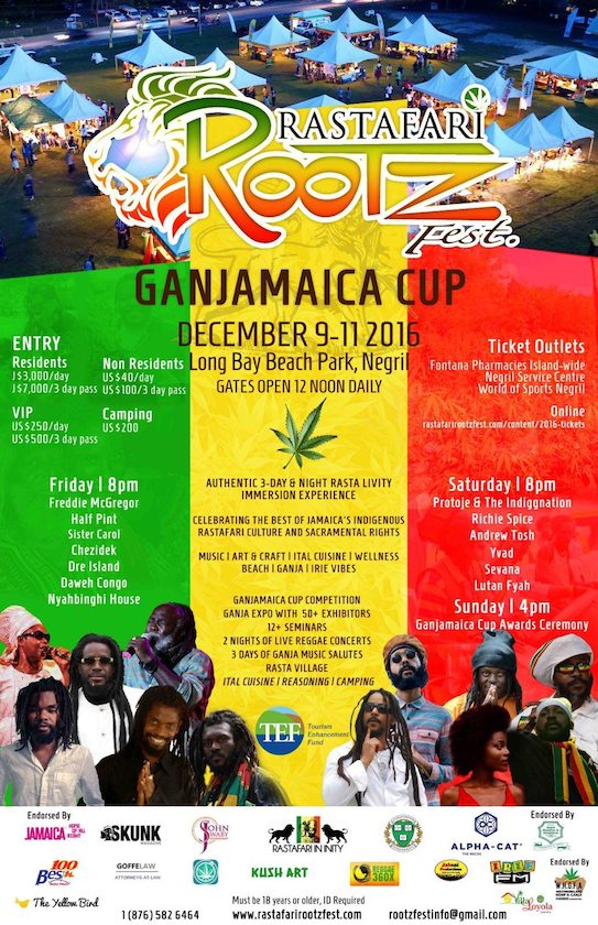 Rastafari Rootz Fest - Ganjamaica Cup in Negril, Jamaica 2016