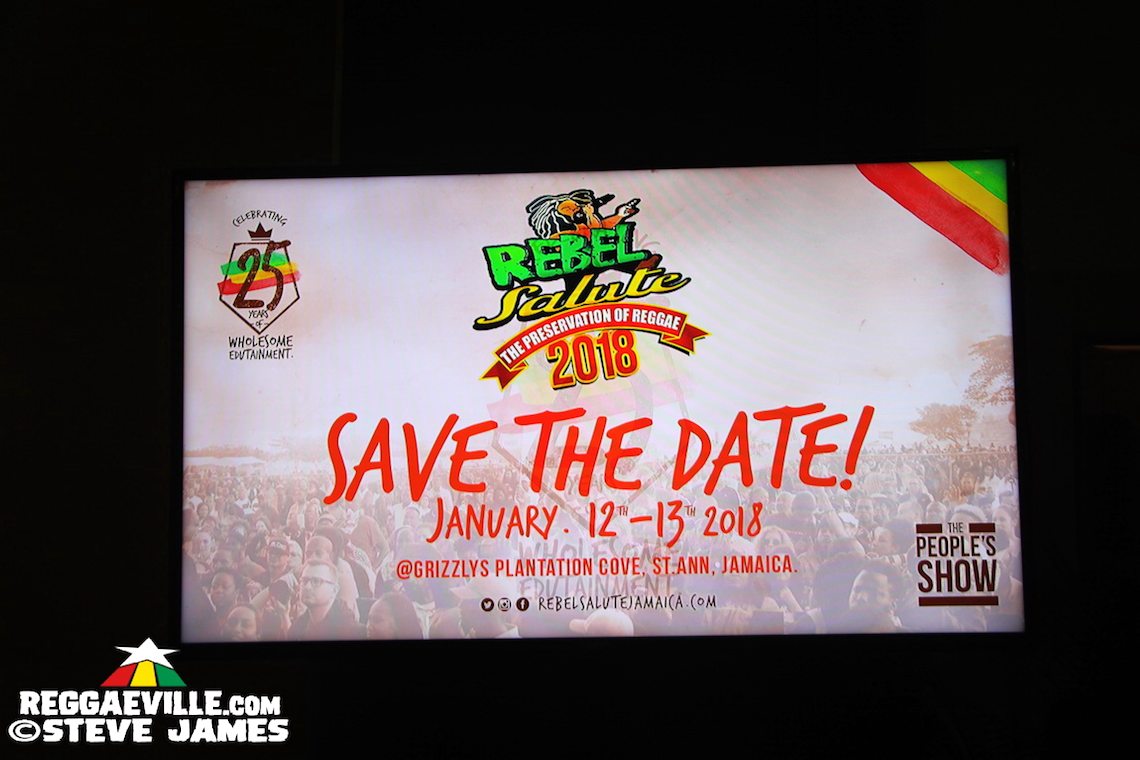 Rebel Salute 2018 - Media Launch in Kingston, Jamaica @ Pegasus Hotel