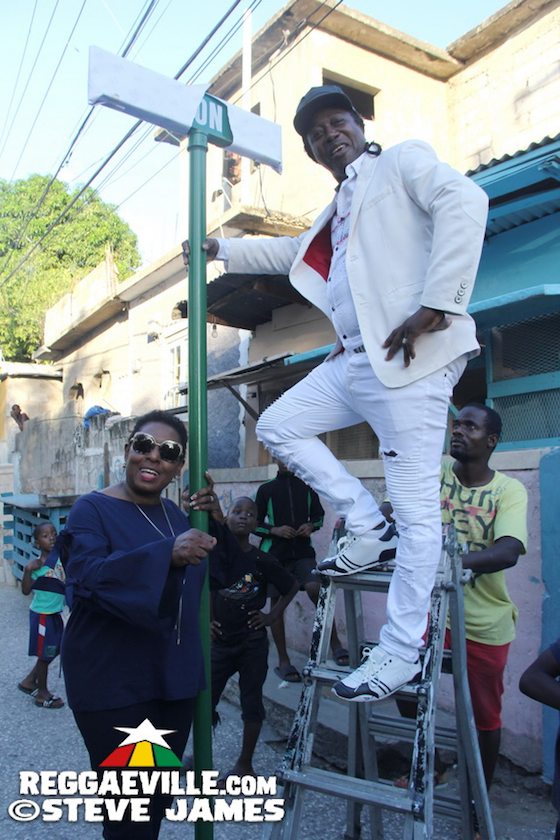 Artist Street Name Unveiling with Sanchez, Flourgon, Red Dragon...