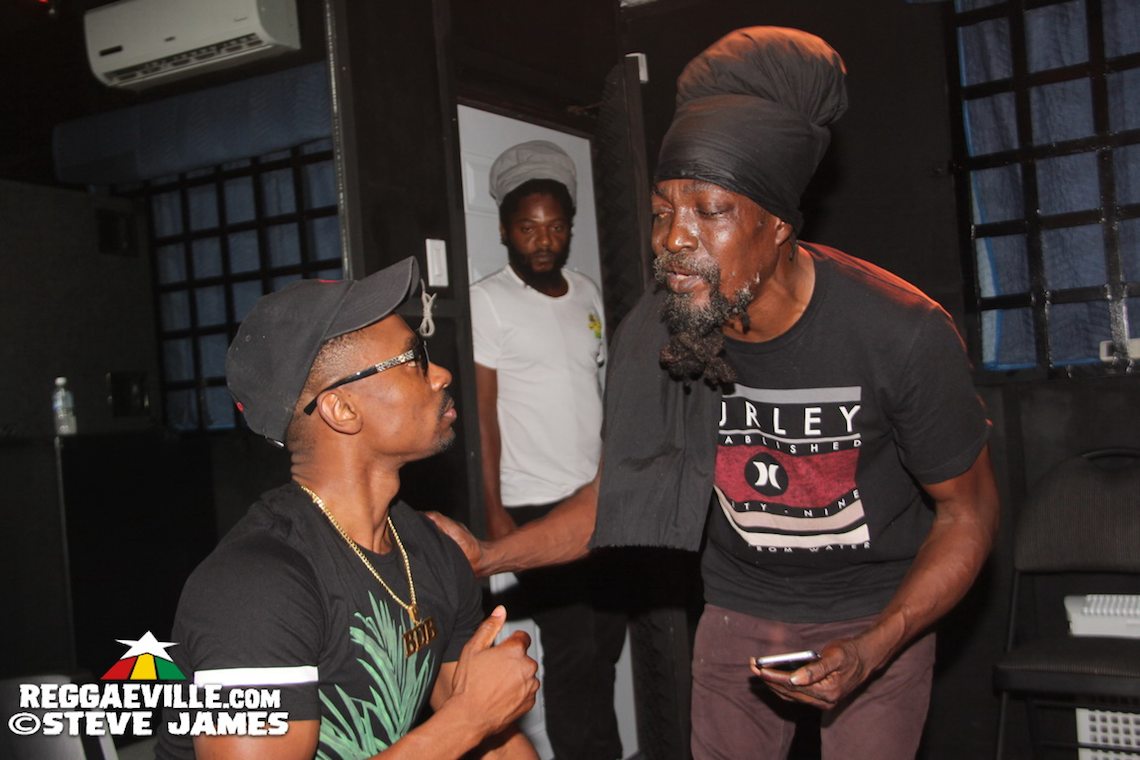 Capleton, Junior Reid, Barrington Levy - Rehearsal @ Shaggy & Friends 2018