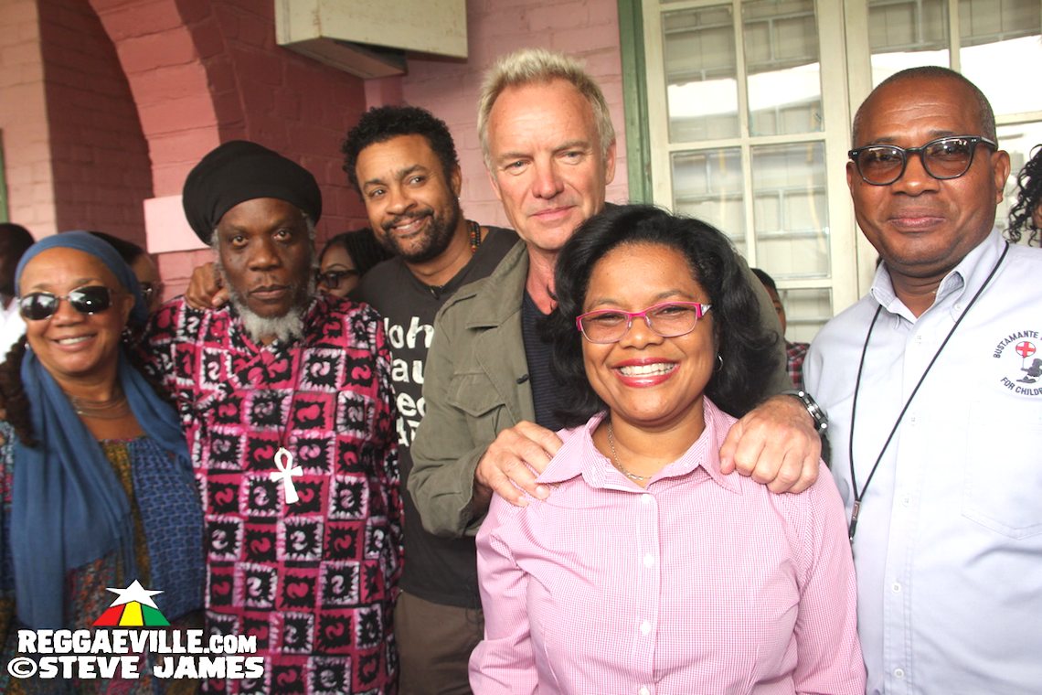 Shaggy, Sting & Wyclef @ Bustamante Hospital for Children in Kingston, Jamaica