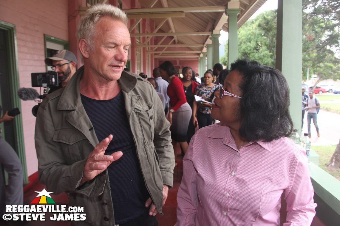 Shaggy, Sting & Wyclef @ Bustamante Hospital for Children in Kingston, Jamaica