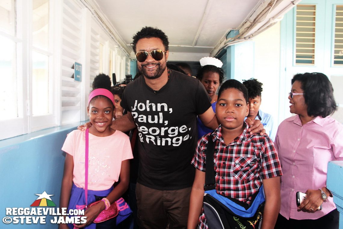 Shaggy, Sting & Wyclef @ Bustamante Hospital for Children in Kingston, Jamaica