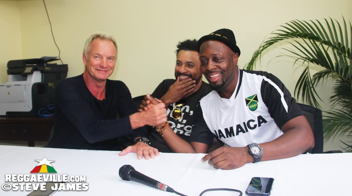 Shaggy, Sting & Wyclef @ Bustamante Hospital for Children in Kingston, Jamaica