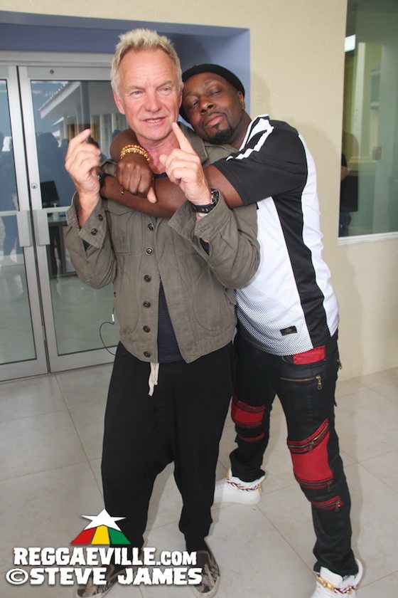 Shaggy, Sting & Wyclef @ Bustamante Hospital for Children in Kingston, Jamaica