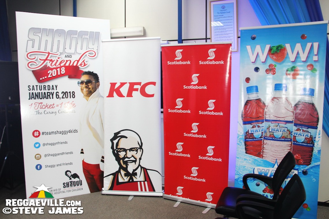 Shaggy & Friends 2018 Launch in Kingston, JA @ Bustamante Children Hospital