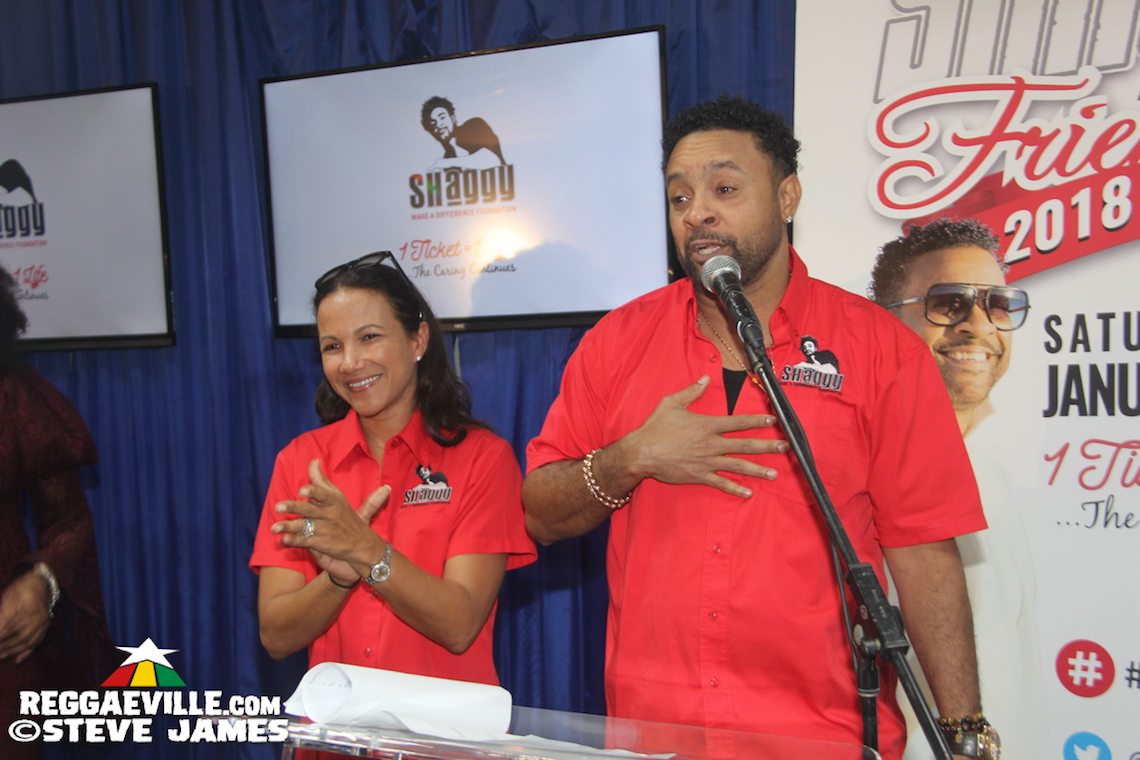 Shaggy Presents J$100 Million Cheque To Bustamante Hospital For Children
