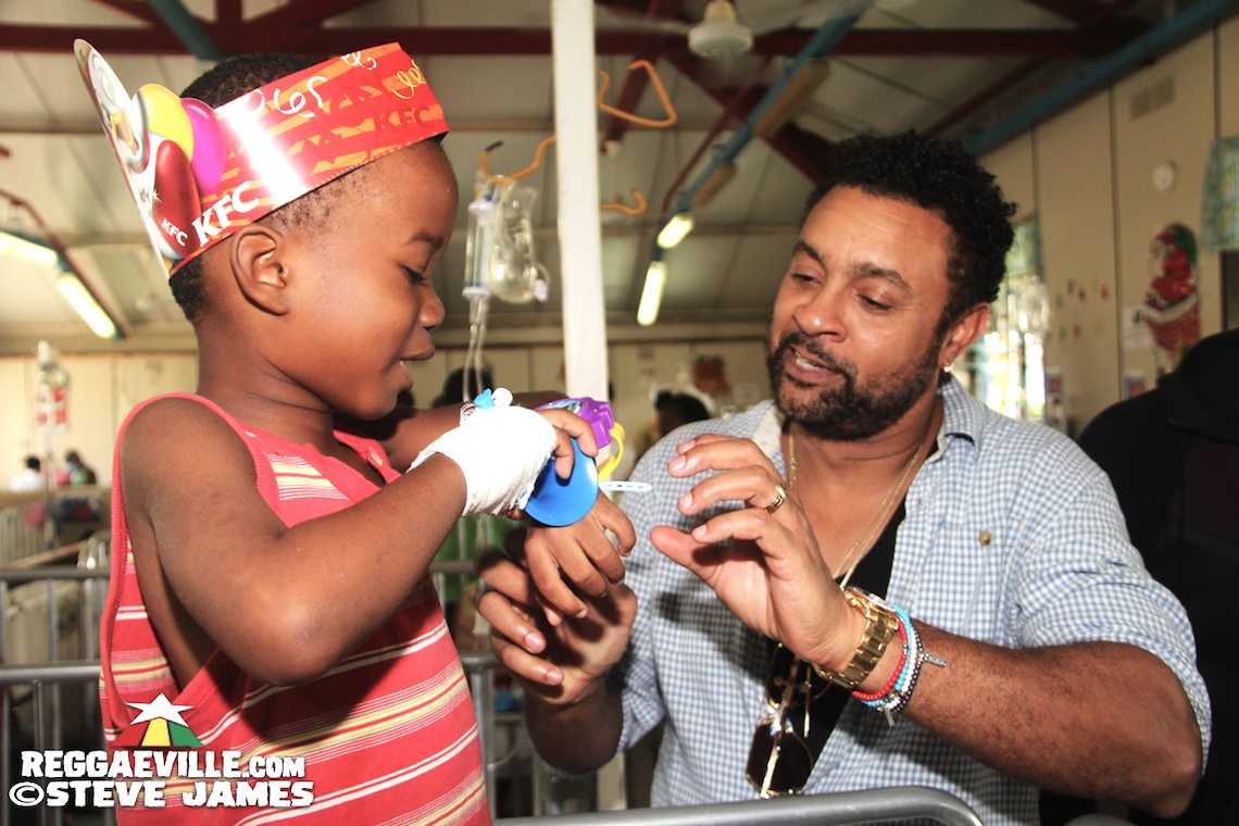 Shaggy & Shenseea @ Shaggy and Friends Christmas Treat @ Bustamante Hospital