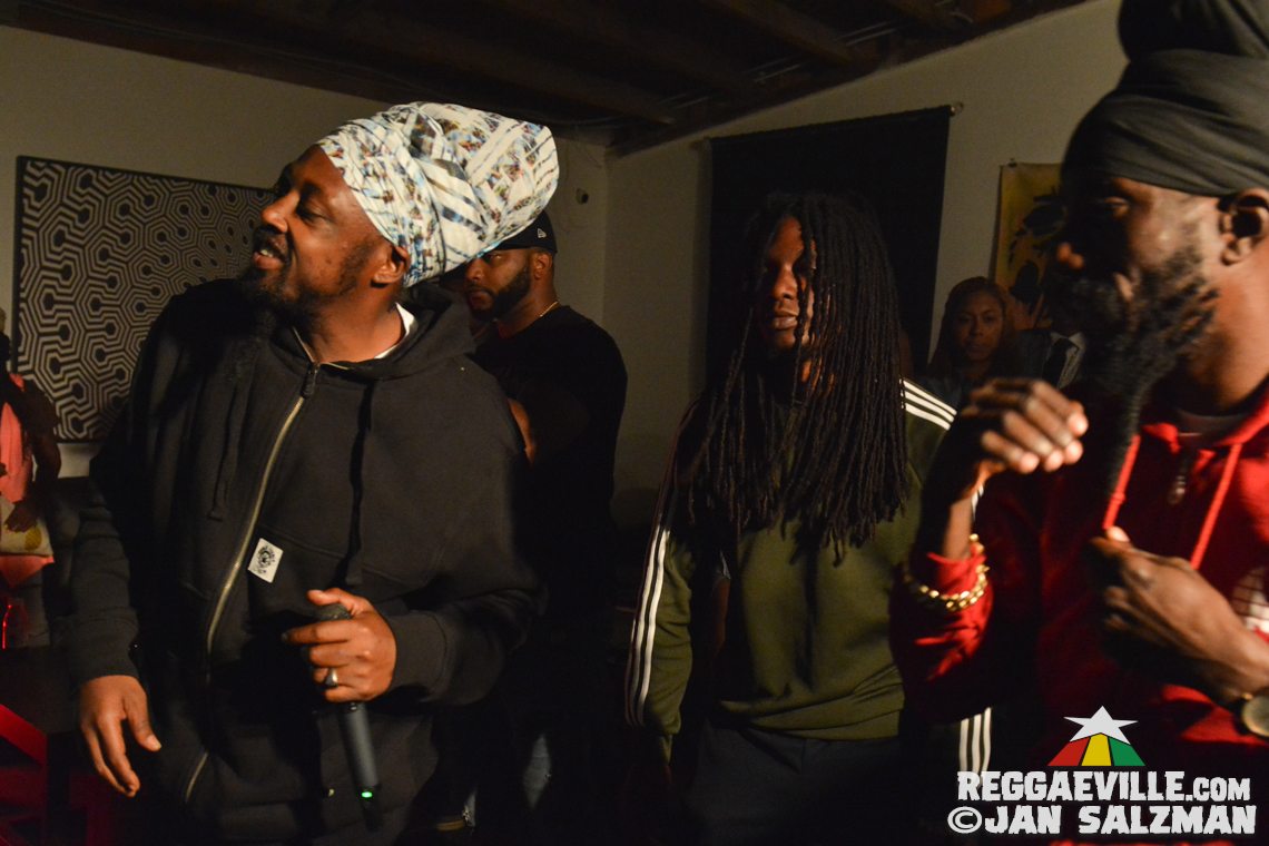 Sizzla, Pressure, Ras Shiloh, Marlon Asher in Los Angeles, CA @ Hitman Coffee Shop