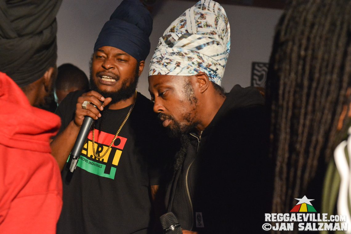 Sizzla, Pressure, Ras Shiloh, Marlon Asher in Los Angeles, CA @ Hitman Coffee Shop