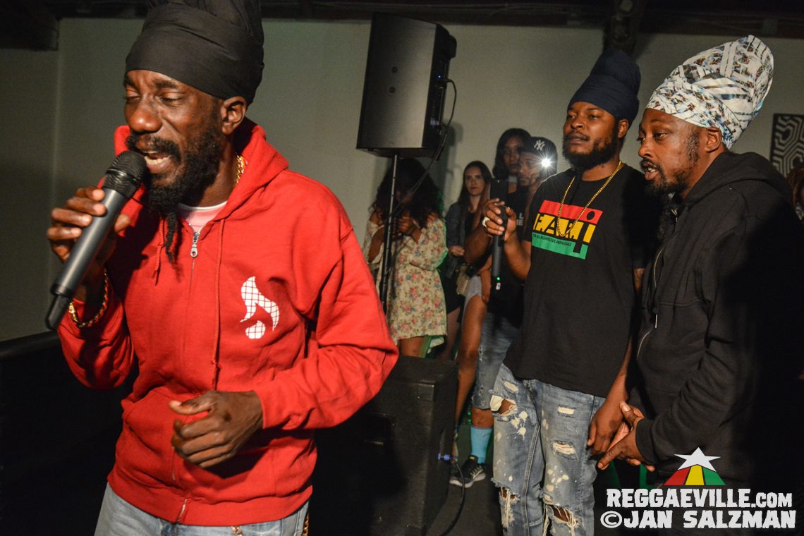 Sizzla, Pressure, Ras Shiloh, Marlon Asher in Los Angeles, CA @ Hitman Coffee Shop