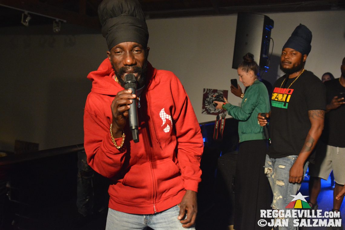 Sizzla, Pressure, Ras Shiloh, Marlon Asher in Los Angeles, CA @ Hitman Coffee Shop
