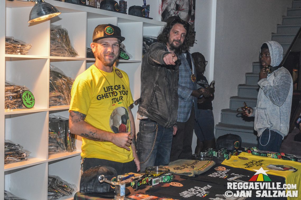 Sizzla, Pressure, Ras Shiloh, Marlon Asher in Los Angeles, CA @ Hitman Coffee Shop