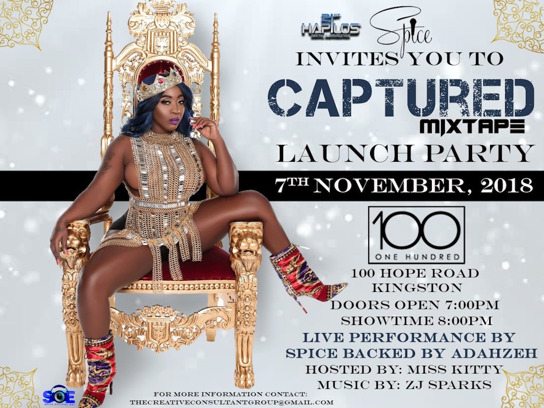 Spice - Captured Mixtape Launch Party