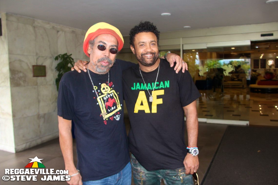 Shaggy Welcomes Sting in Jamaica @ Ian Fleming International Airport