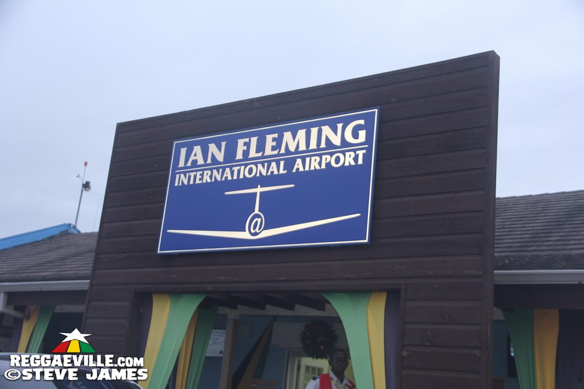 Shaggy Welcomes Sting in Jamaica @ Ian Fleming International Airport