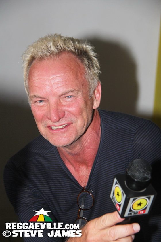Shaggy Welcomes Sting in Jamaica @ Ian Fleming International Airport