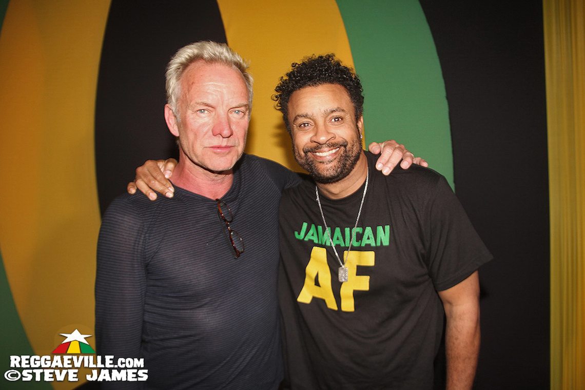 Shaggy Welcomes Sting in Jamaica @ Ian Fleming International Airport