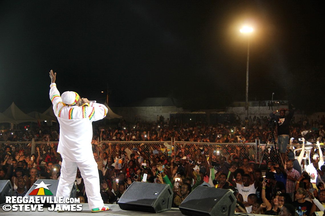 Capleton, Bounty Killer, Popcaan and more... @ Trench Town Rock in Kingston, Jamaica