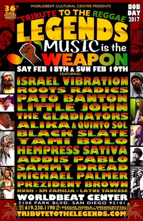 Israel Vibration, Pato Banton and more... @ Tribute To The Legends 2017