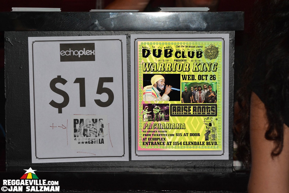 Warrior King & Arise Roots in Los Angeles, CA @ Echoplex