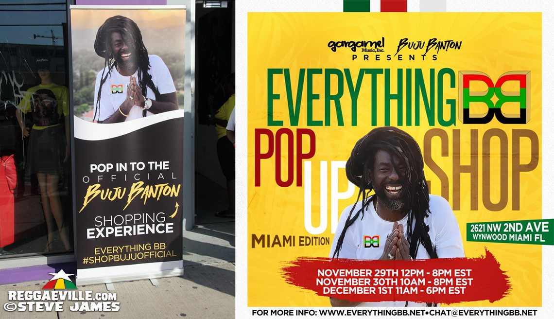 Buju Banton - Everything BB PopUp Shop