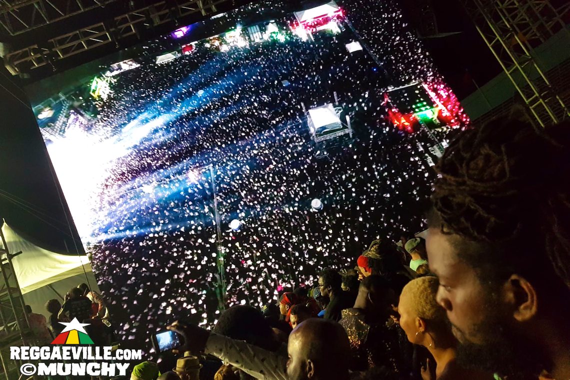 Buju Banton with Marcia Griffiths & Beres Hammond