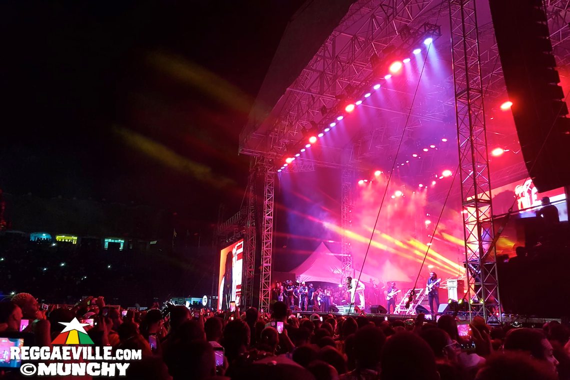 Buju Banton with Marcia Griffiths & Beres Hammond