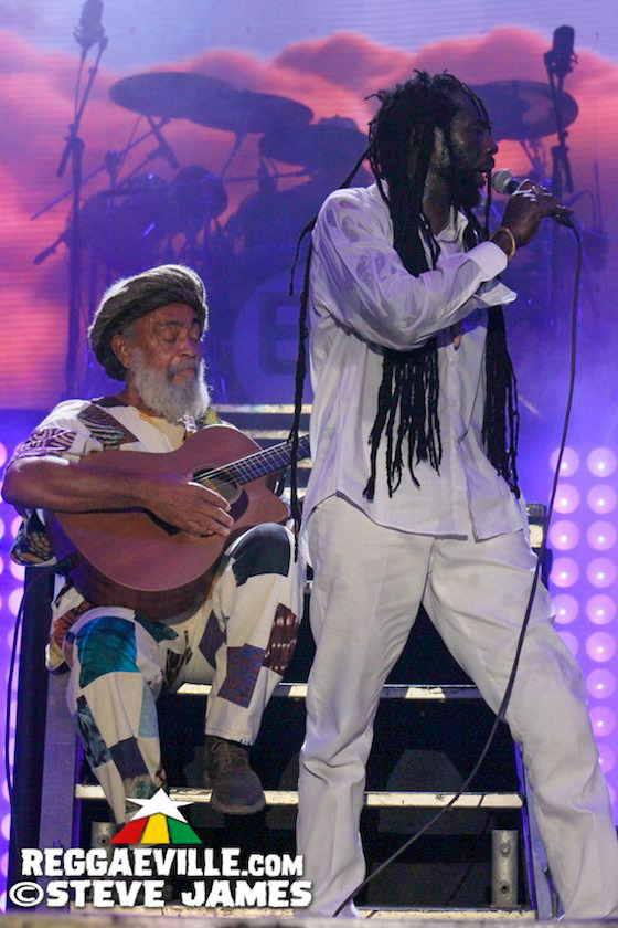 Buju Banton with Marcia Griffiths & Beres Hammond