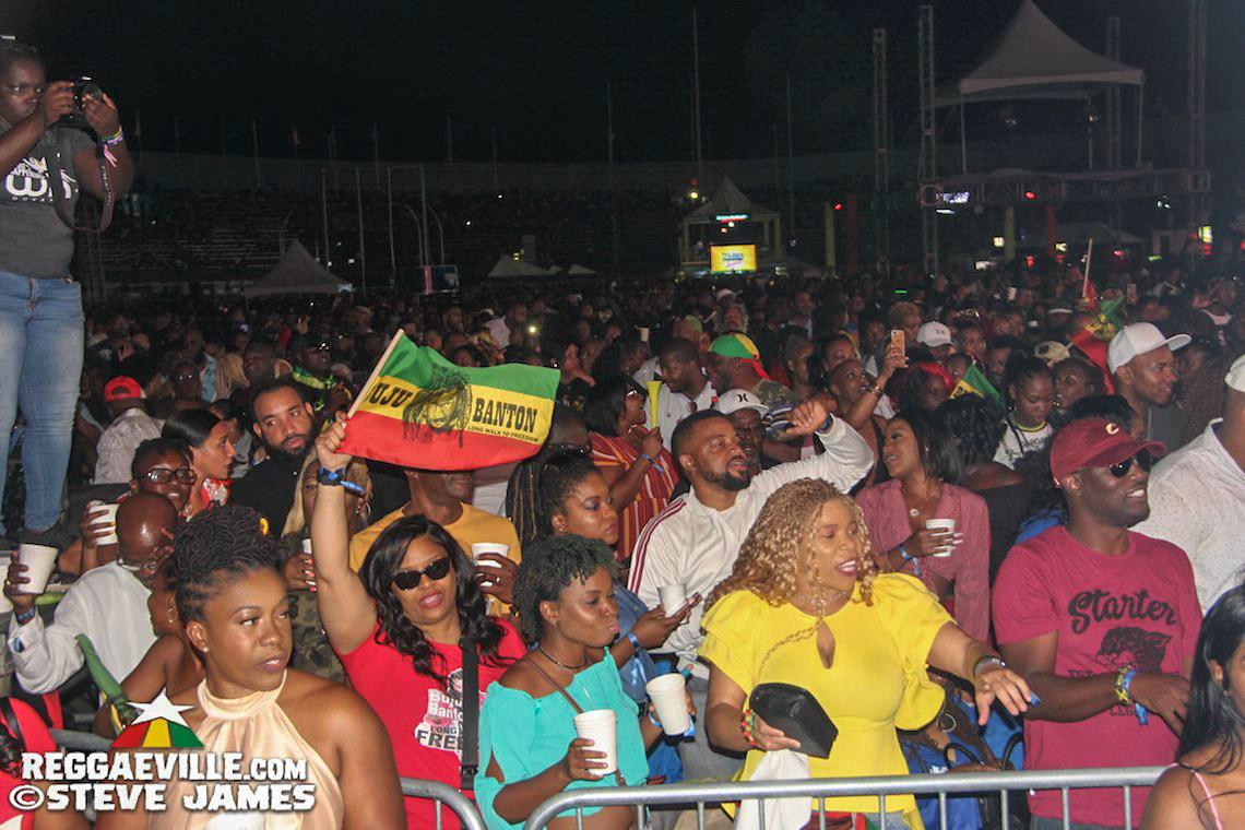 Buju Banton with Marcia Griffiths & Beres Hammond
