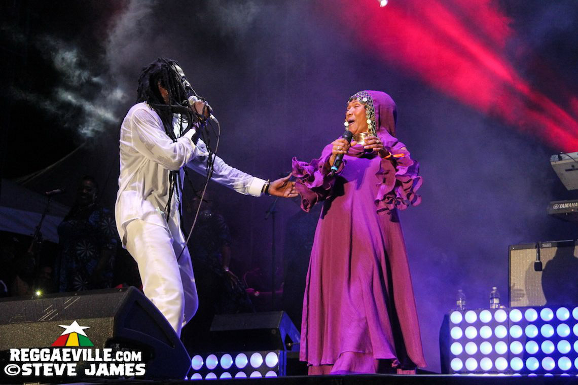 Buju Banton with Marcia Griffiths & Beres Hammond