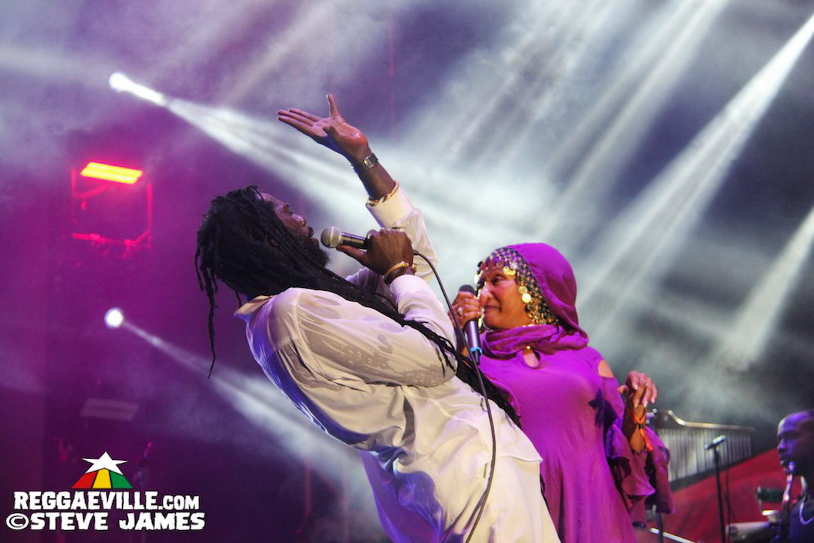 Buju Banton with Marcia Griffiths & Beres Hammond