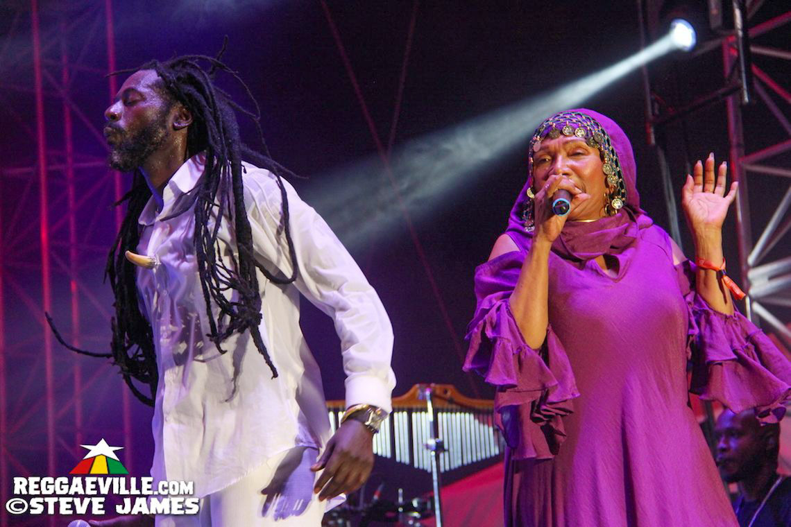 Buju Banton with Marcia Griffiths & Beres Hammond