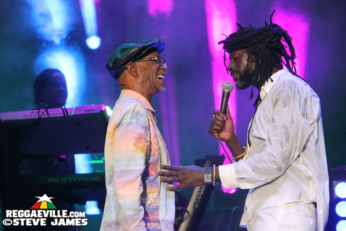 Buju Banton with Marcia Griffiths & Beres Hammond