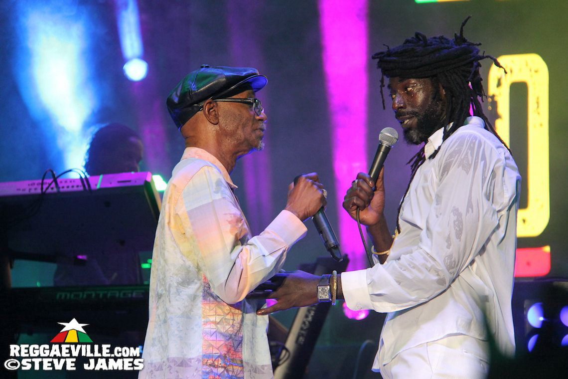 Buju Banton with Marcia Griffiths & Beres Hammond