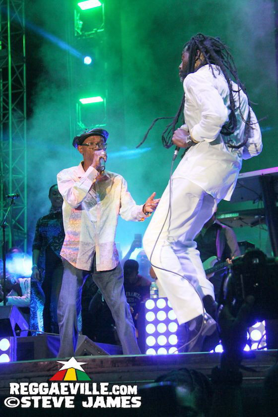 Buju Banton with Marcia Griffiths & Beres Hammond