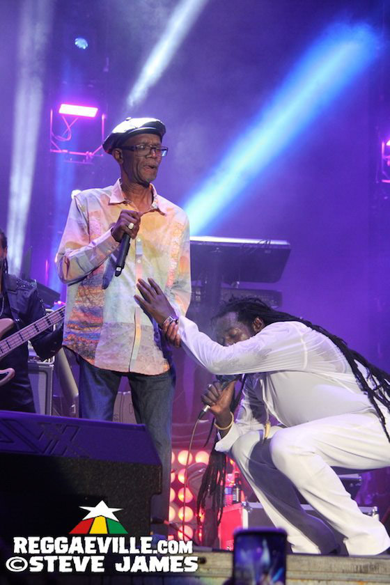 Buju Banton with Marcia Griffiths & Beres Hammond
