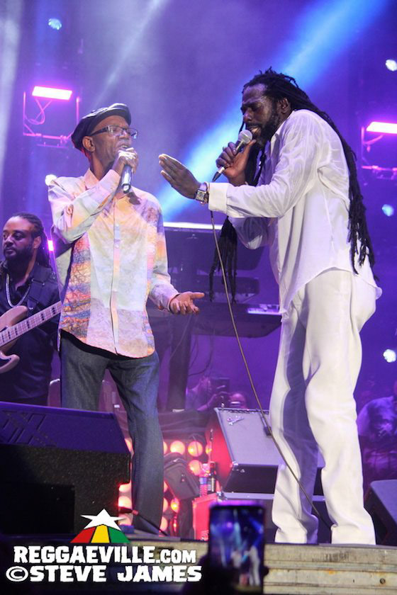 Buju Banton with Marcia Griffiths & Beres Hammond