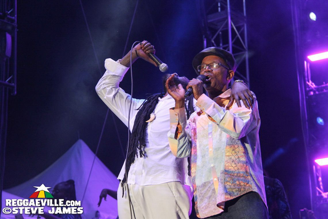 Buju Banton with Marcia Griffiths & Beres Hammond